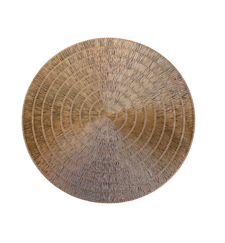 VIDA Basketweave 15" Round Placemat