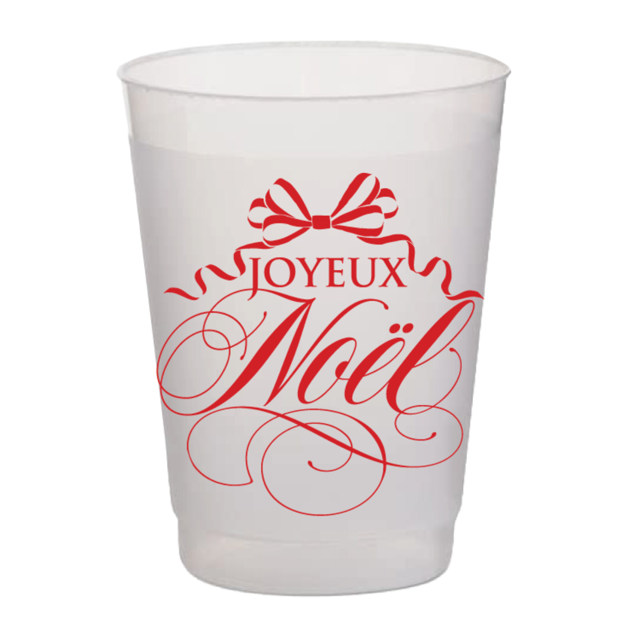 Joyeux Noel - Red Frost Flex Cups