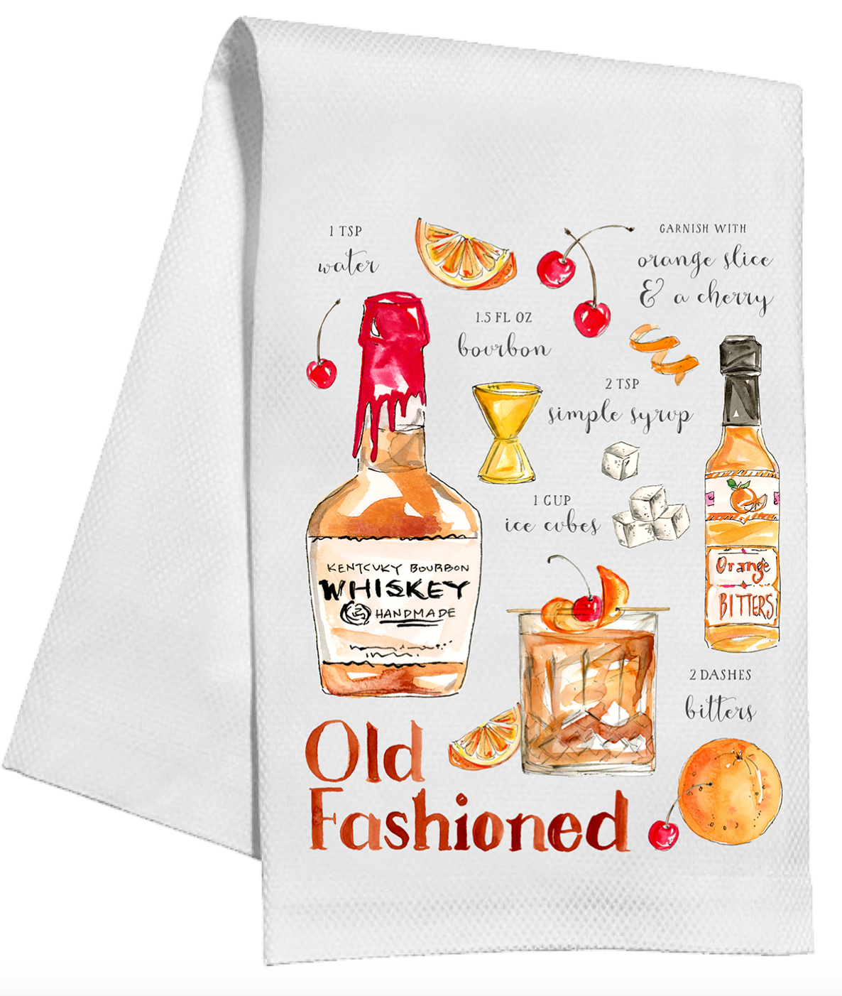 Kitchen Towel - Old Fashioned Recipe