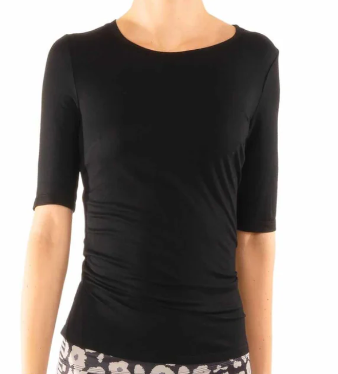 Gretchen Scott Super Soft SS Top - Black