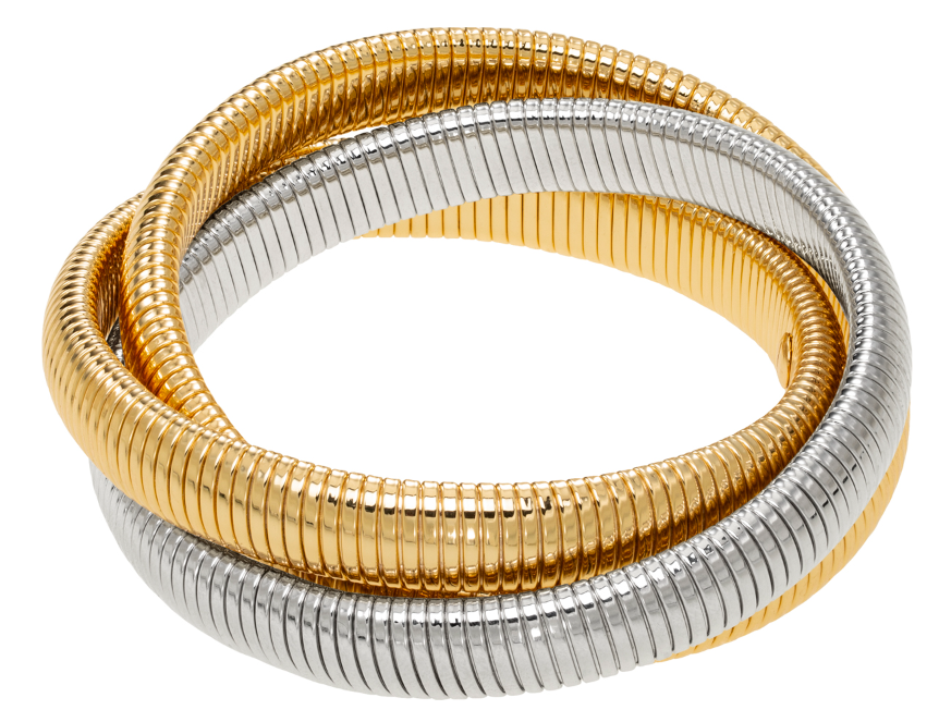 Janis Savitt Triple Cobra Bracelet - 2 colorways