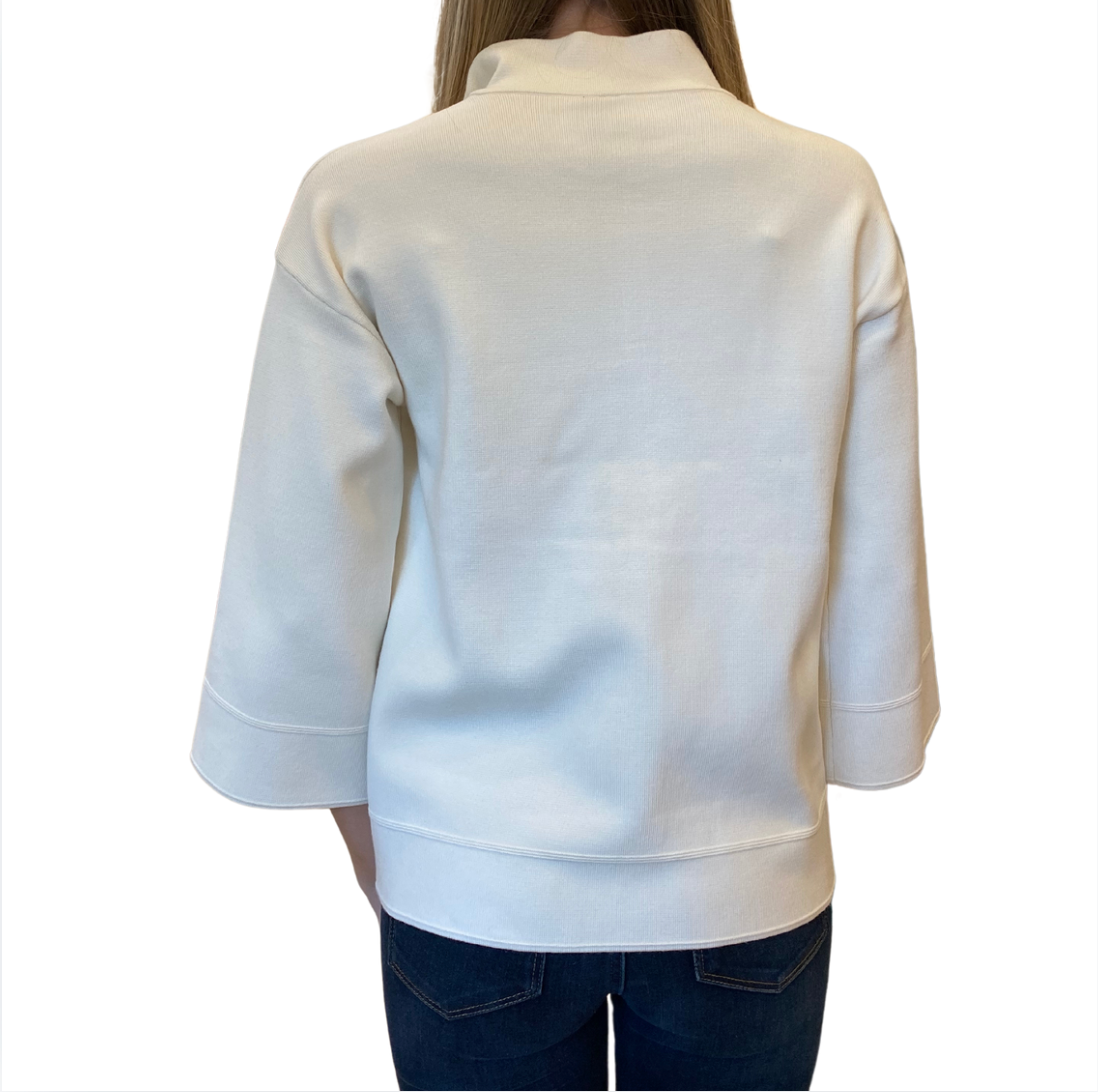 Zip Front Ivory Jacket