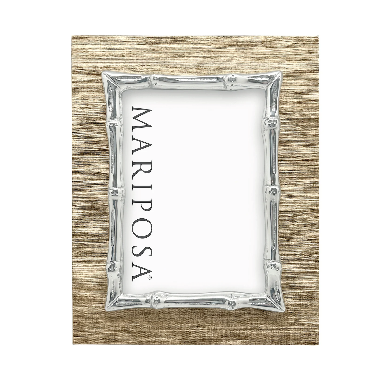 Mariposa Mallocra Faux Grasscloth Bamboo Frame - 2 Sizes