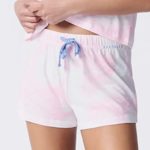 P.J. Salvage Lounge PJs Shorts - Star Gazer - Pink Cloud