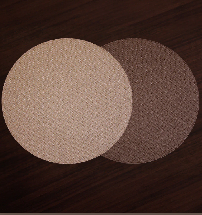 Reversible 15" Round Placemats Set of 4 - 3 Varieties