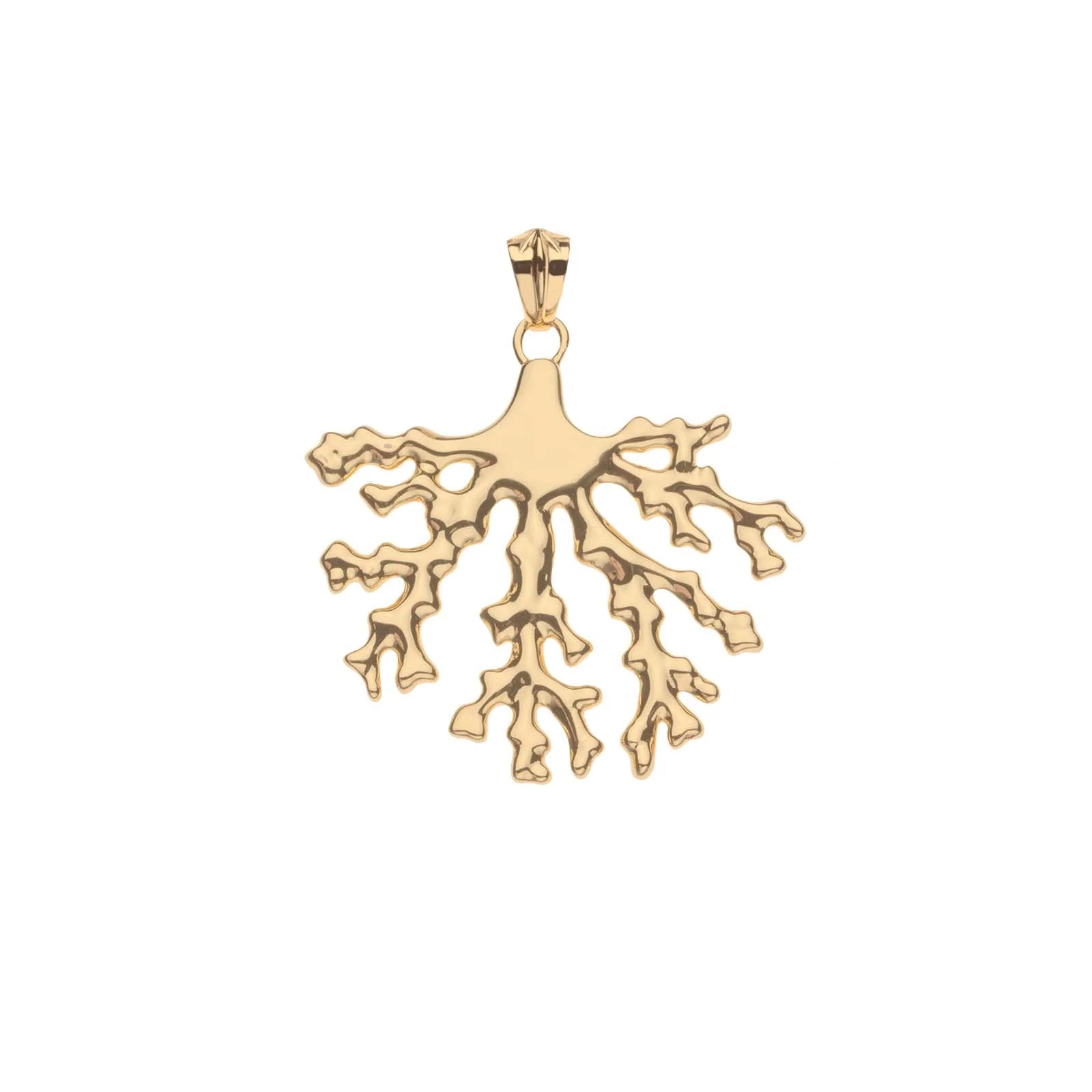 Jane Win STRONG Coral Pendant