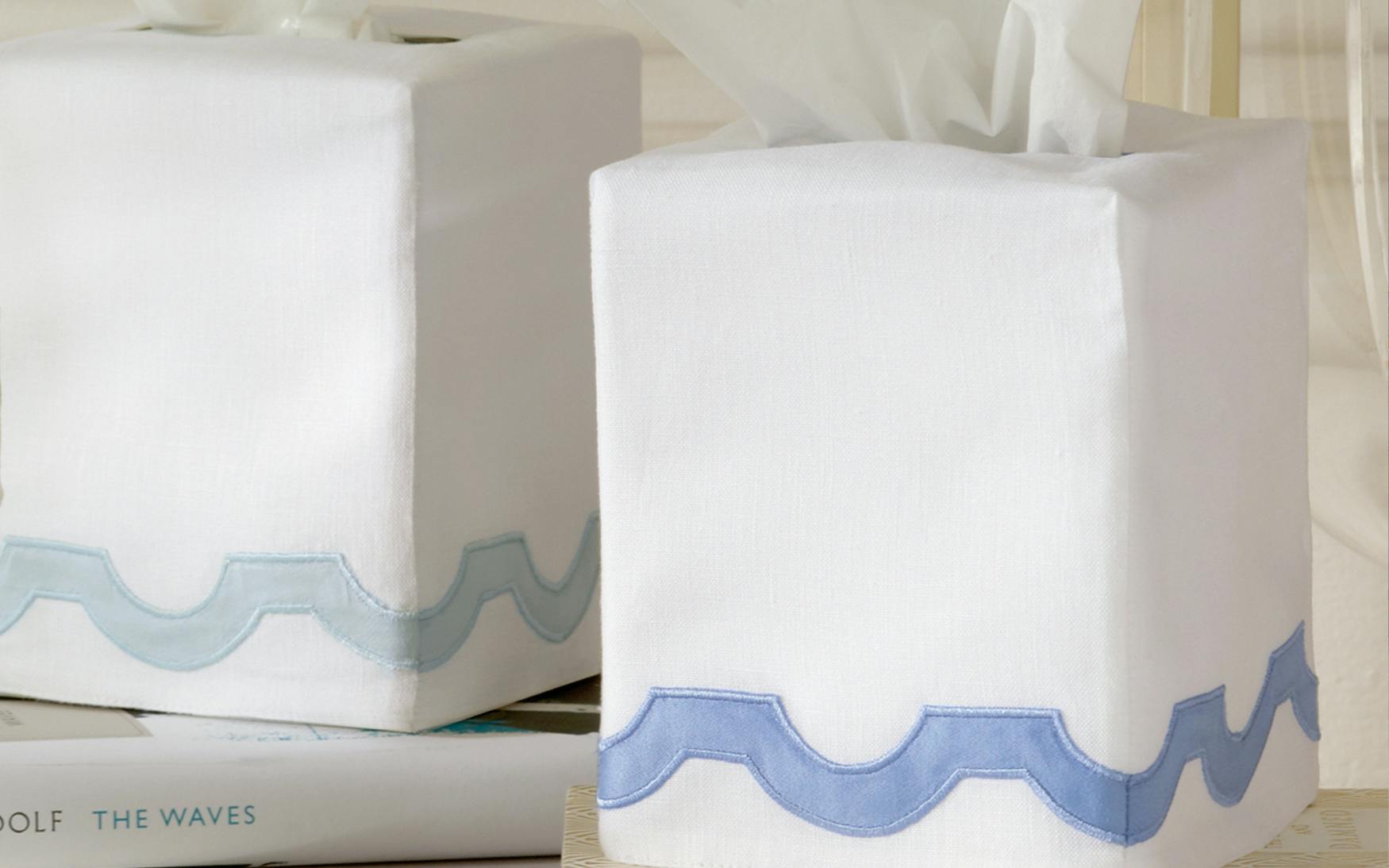 Matouk Mirasol Tissue Box Cover - (two colors)