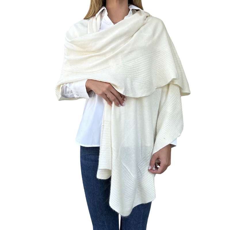 Cashmere Ruffle Wrap - (four colors)