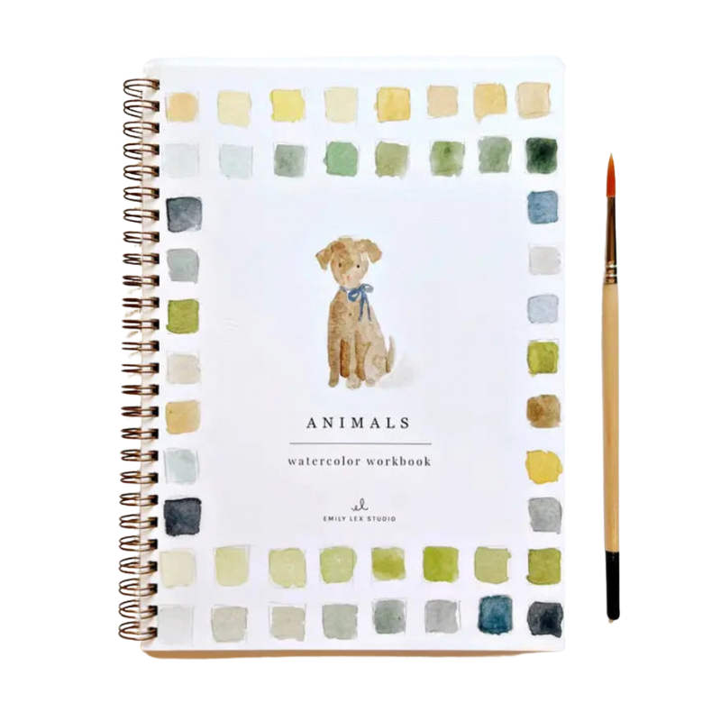 Animals Watercolor Workbook