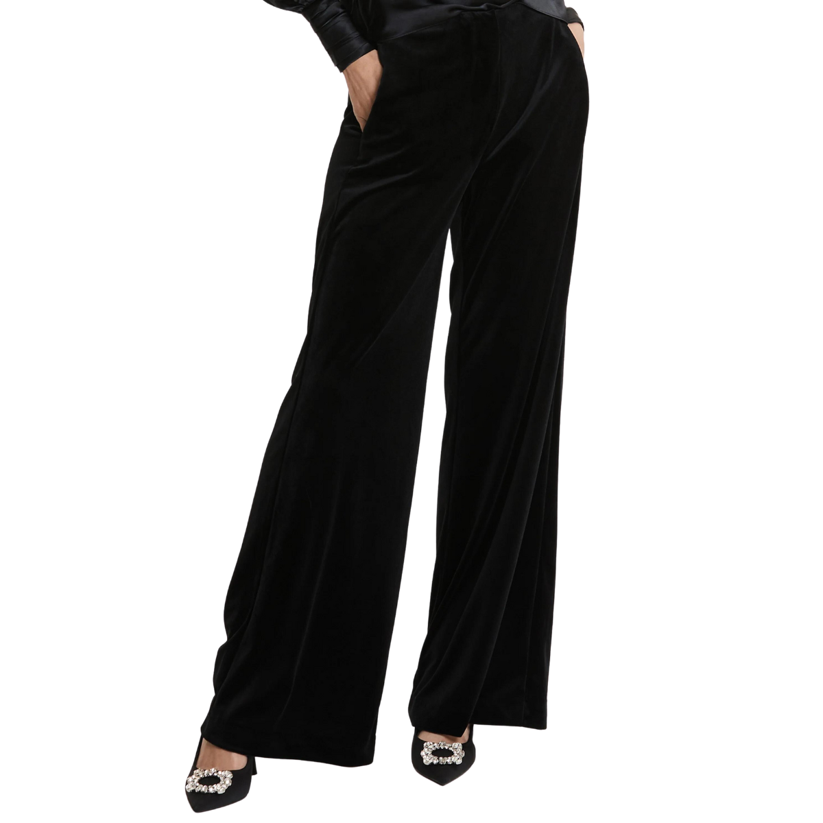 Tyler Boe Kathy Velvet Pant - Black