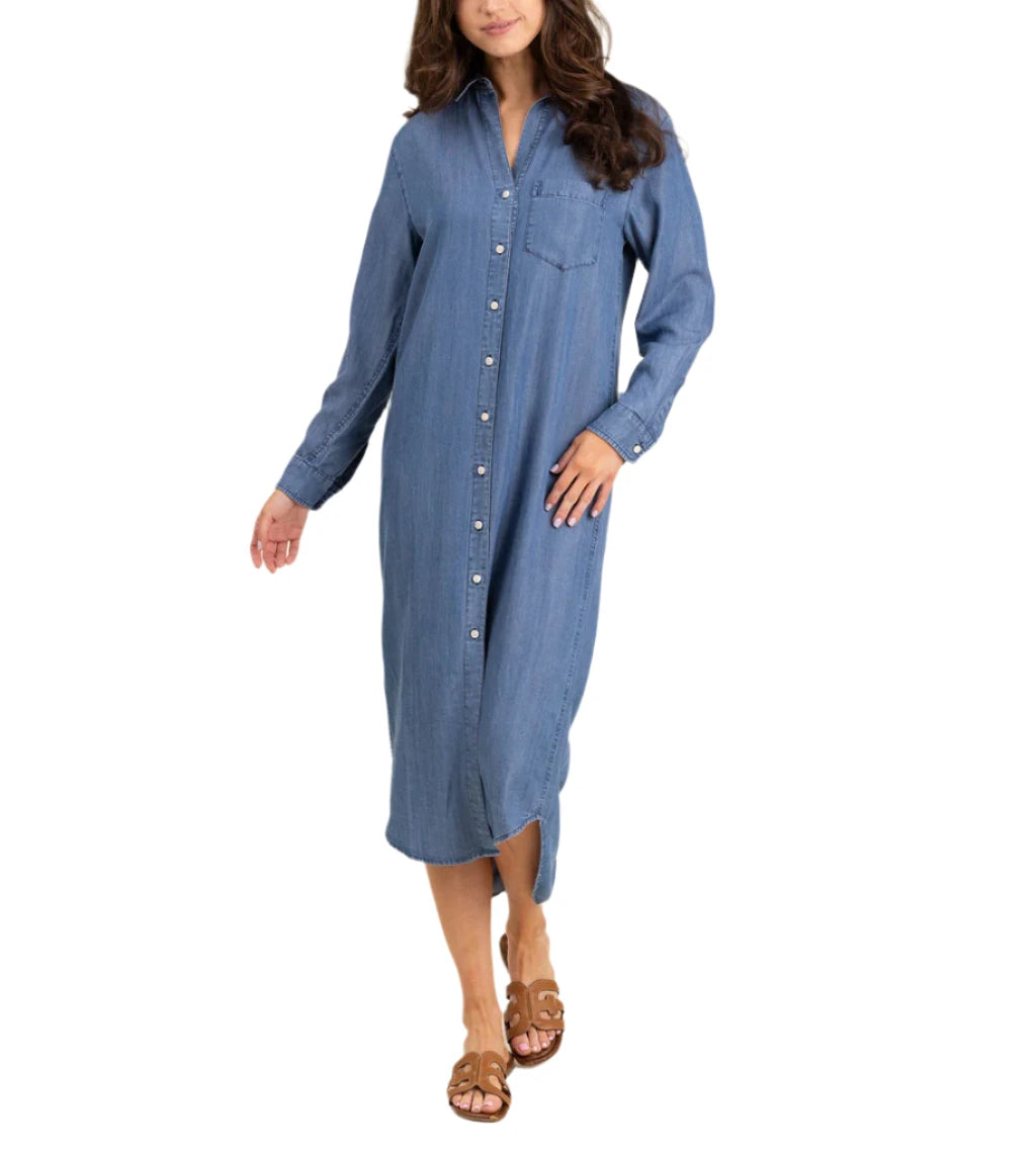 Le Marais Louisiana Dress - Medium Denim