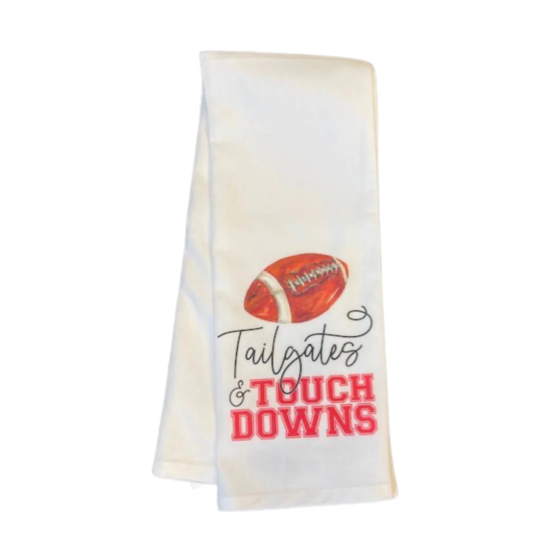 Tailgates & Touchdowns Football Kitchen Towel