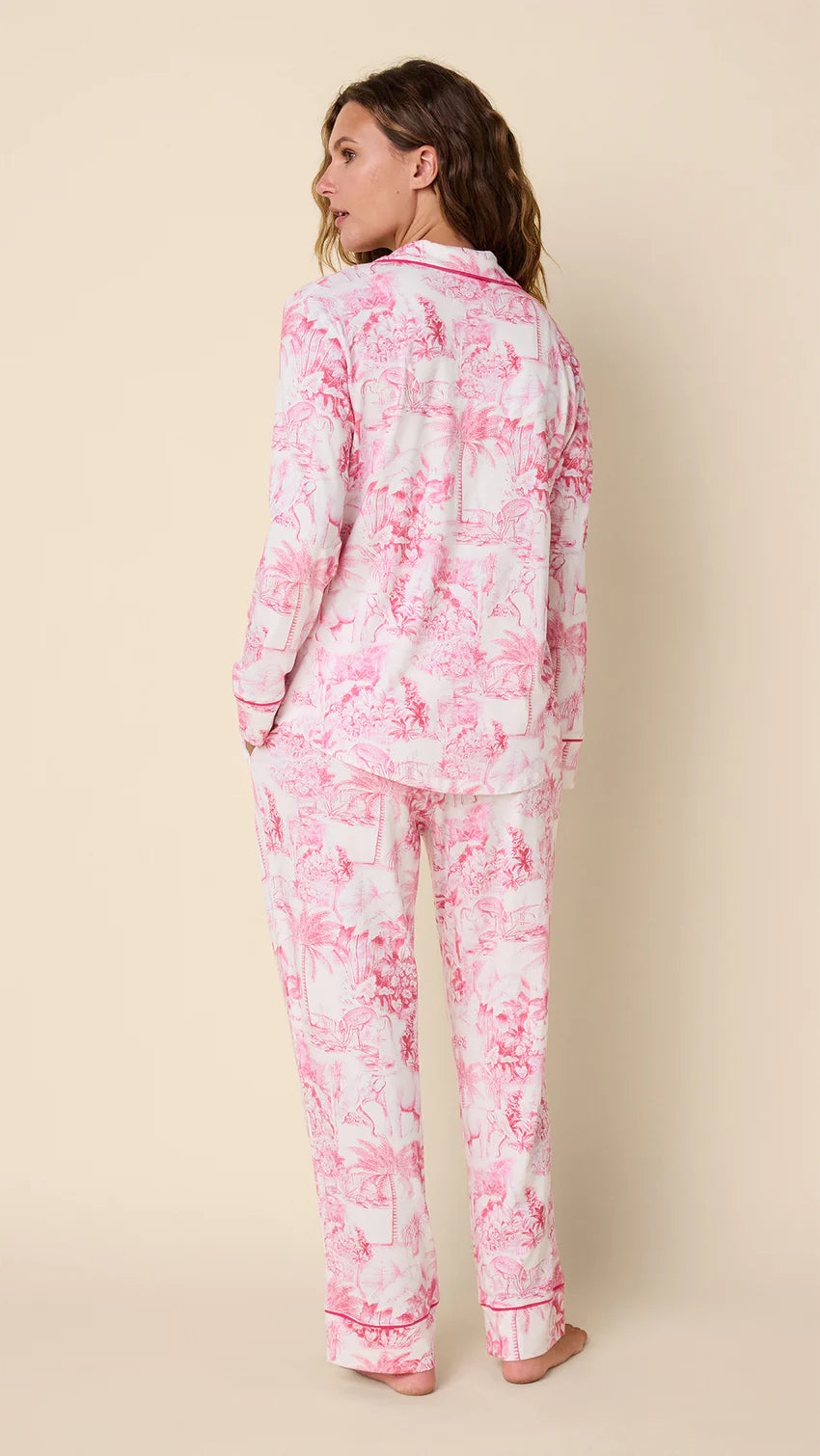 Cat's Pajamas - Palm Grove Toile Pajamas