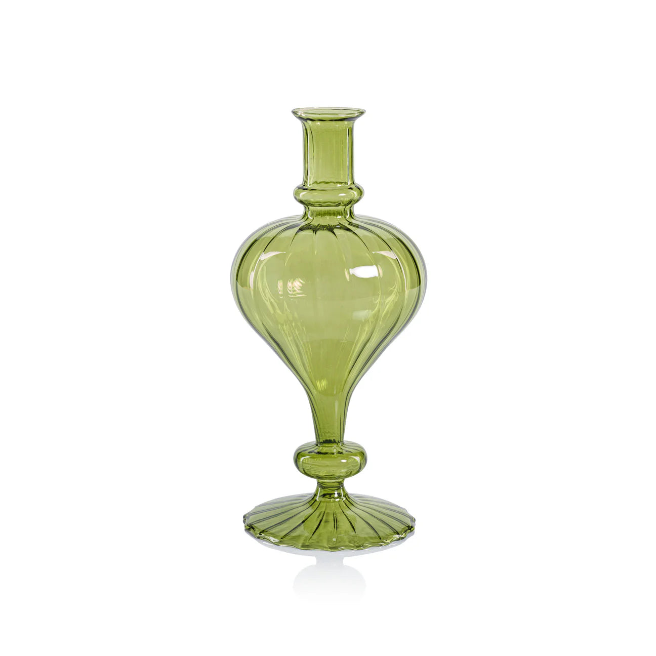 Spiral Shape Vase - Green - 3 Sizes