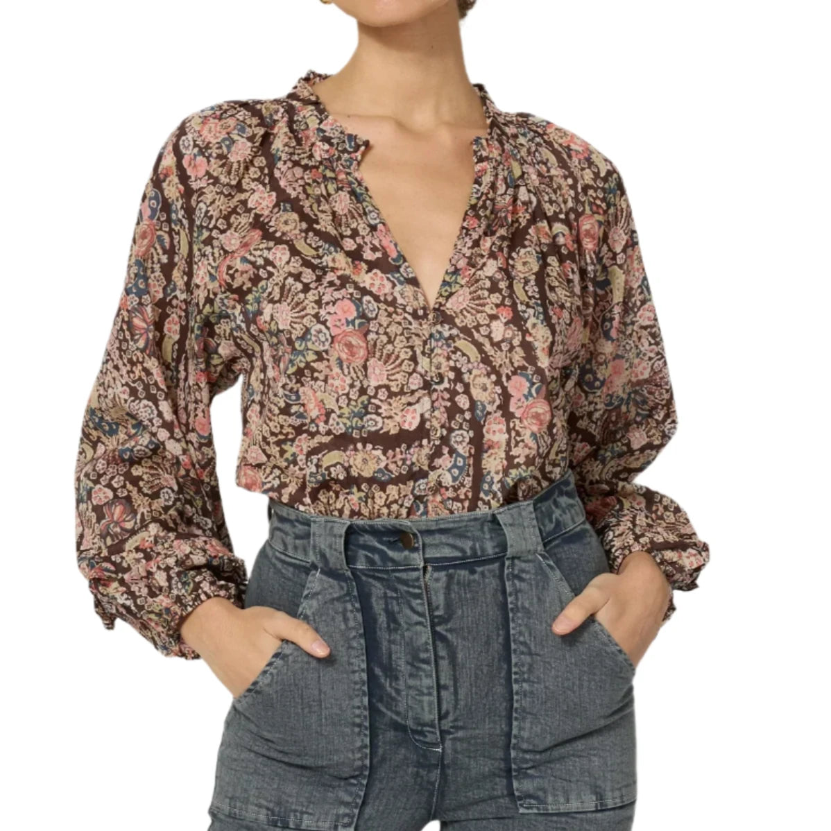 Cleobella Alicia Blouse - Divina Print