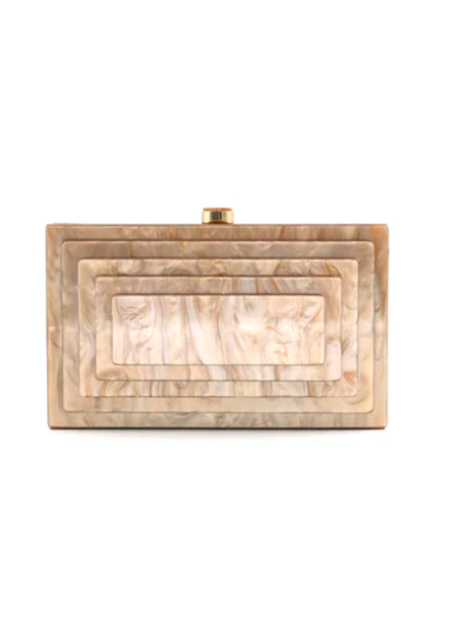 Egypt Clutch - (beige or black)