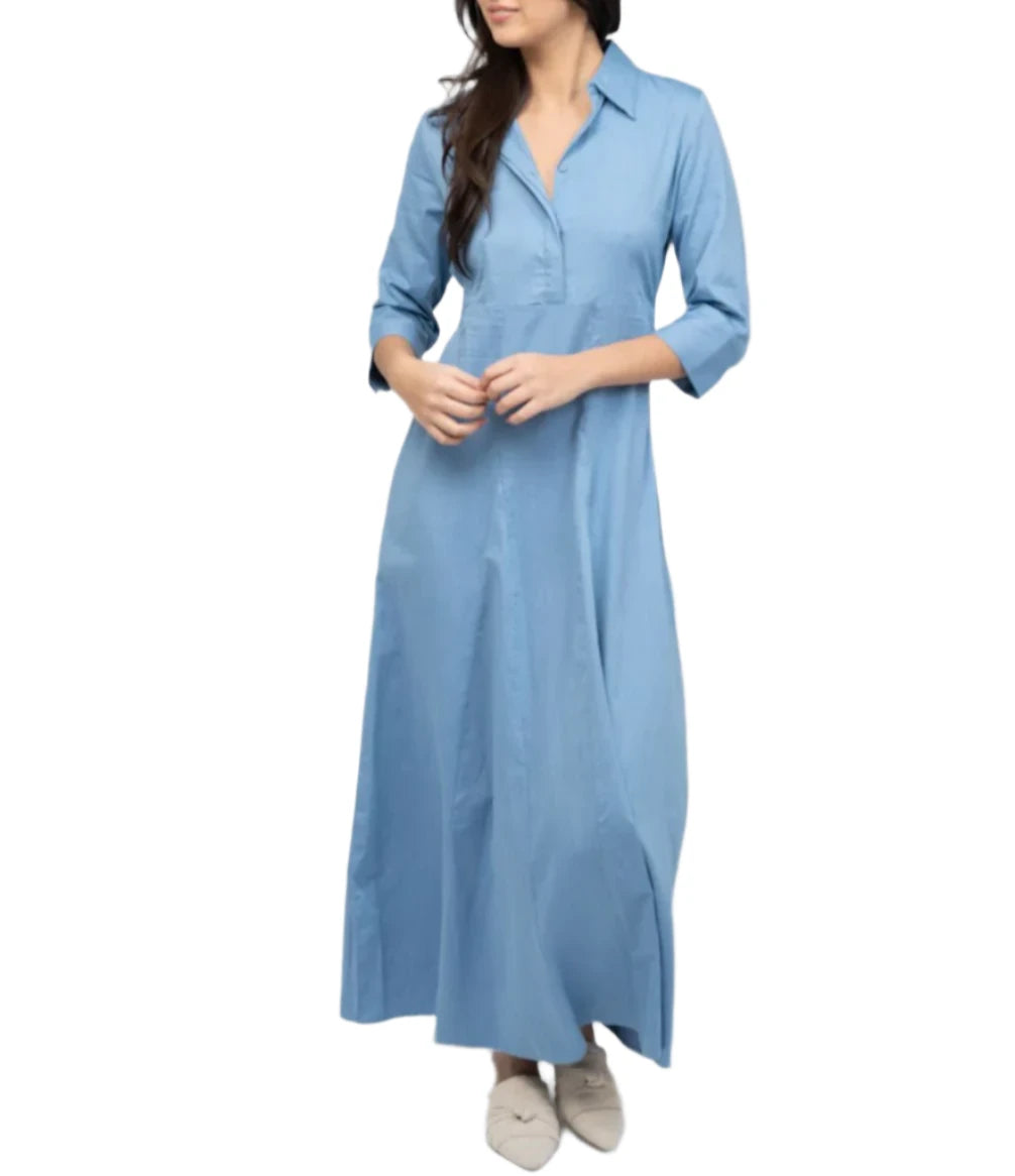 Beau & Ro Alexa Dress - Lake Blue