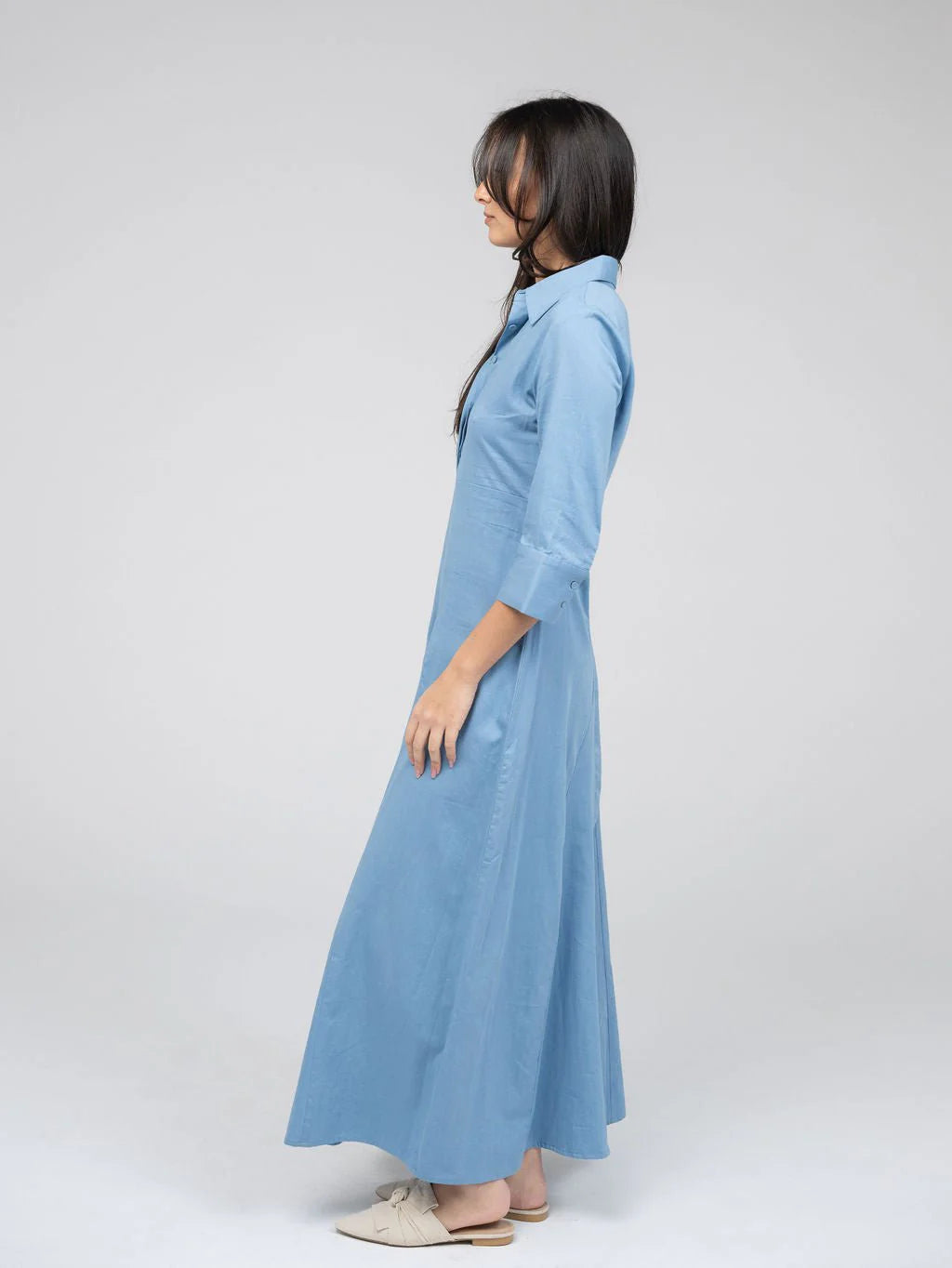 Beau & Ro Alexa Dress - Lake Blue