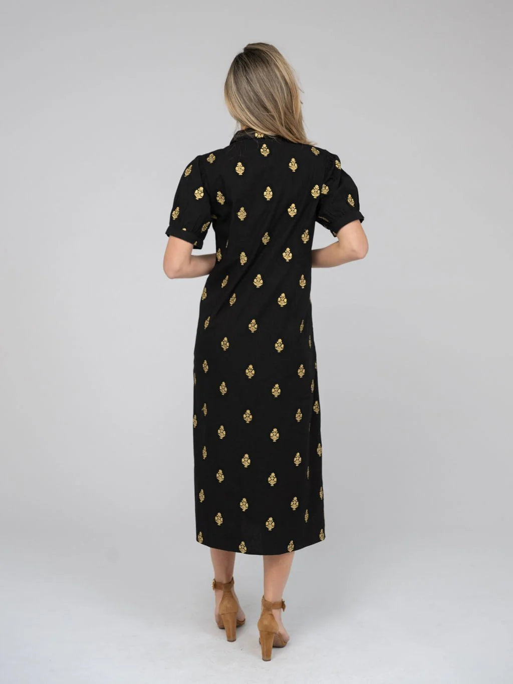 Beau & Ro Kris Dress - Gold & Black