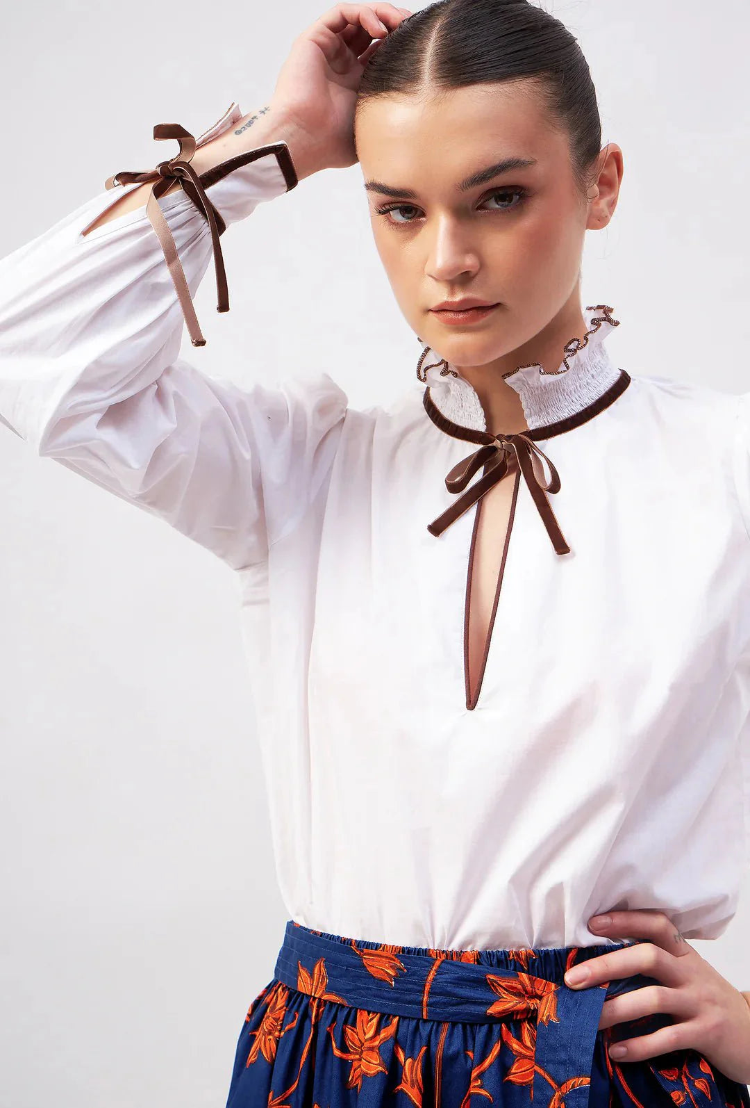 Beyond by Vera Jill Top - White