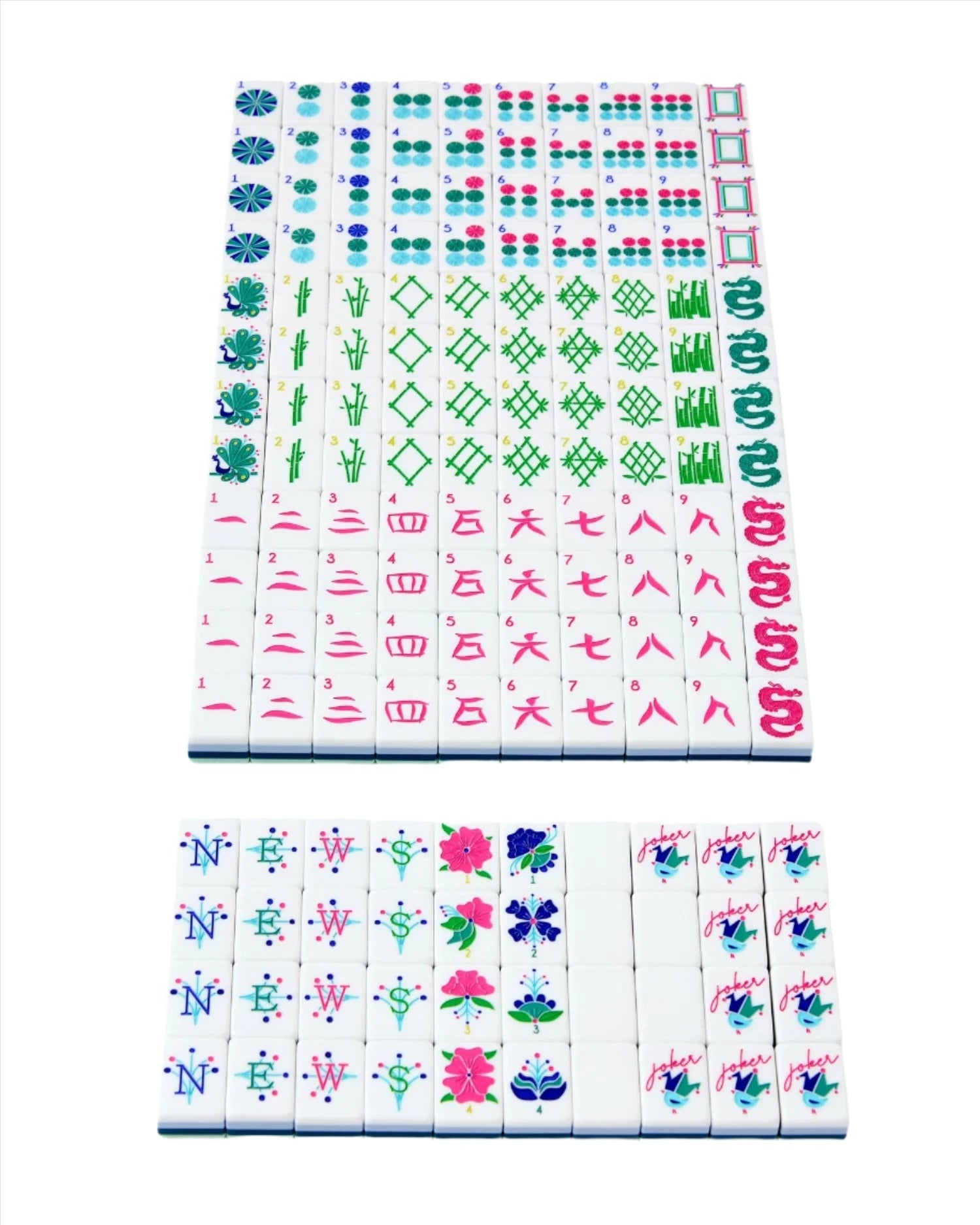 Mahjong Birdie Tiles