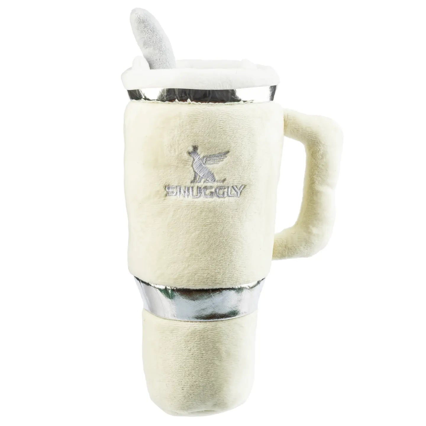 Snuggly Cup Dog Toy - Ivory