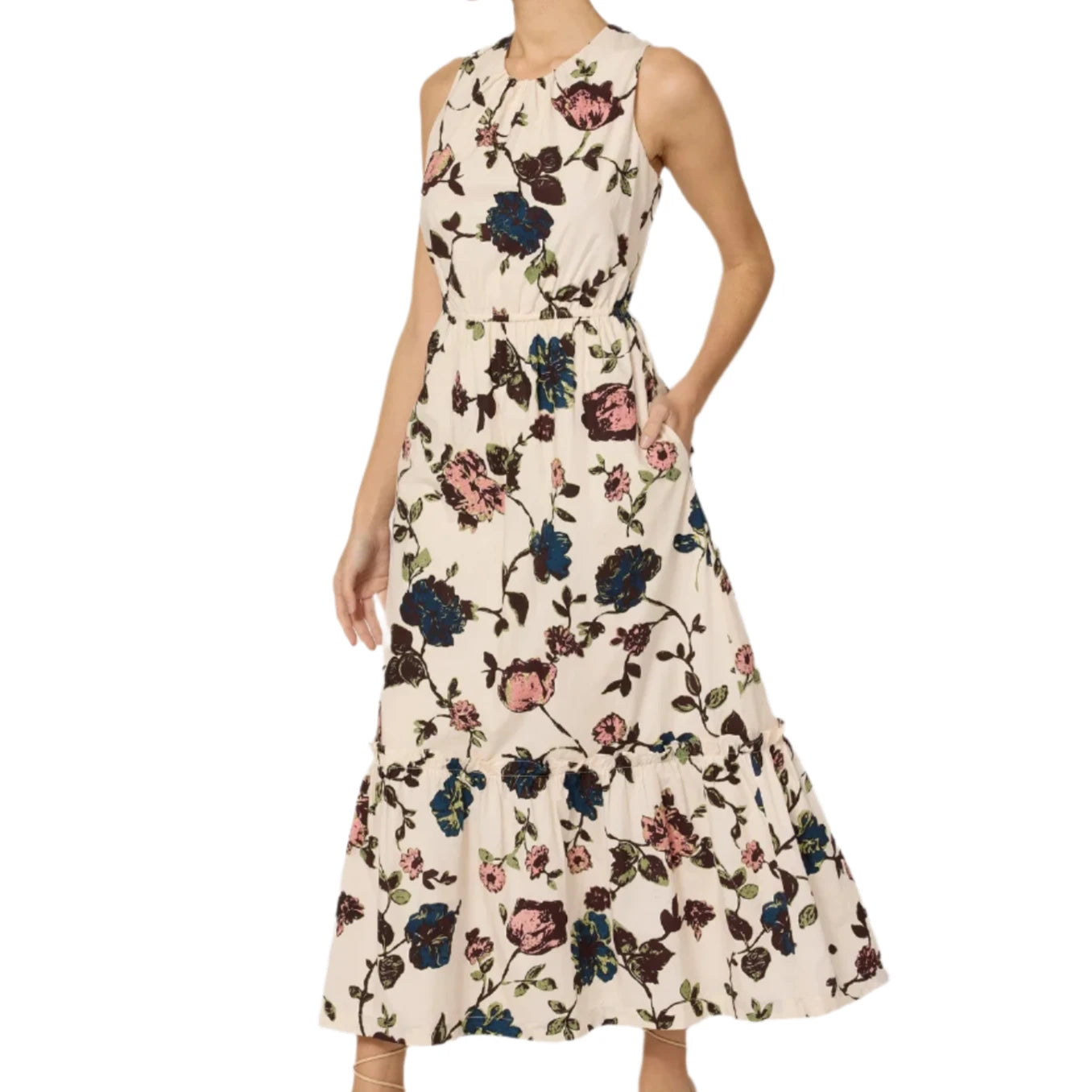 Cleobella Ankle Dress - Jardin Print