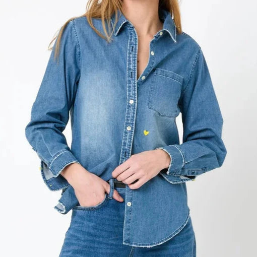 Kerry Rosenthal Denim Shirt