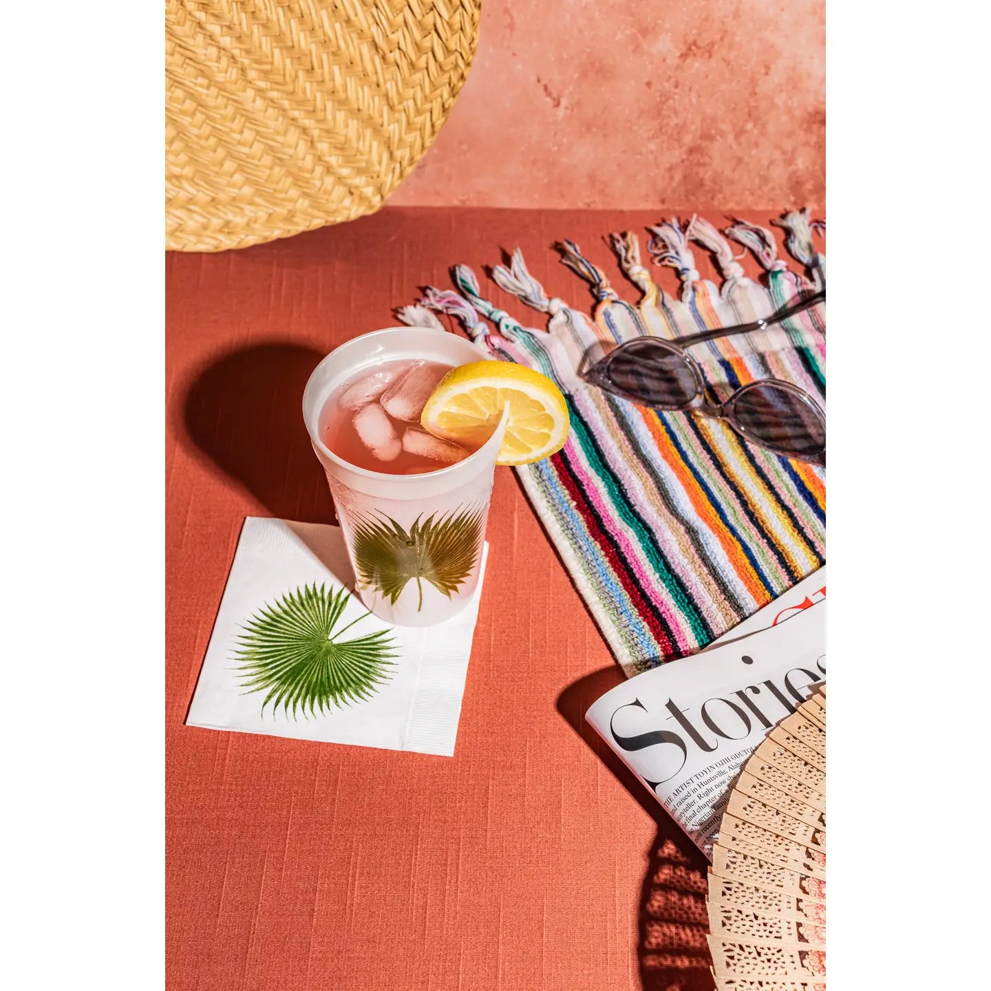 Palm Beverage Napkin