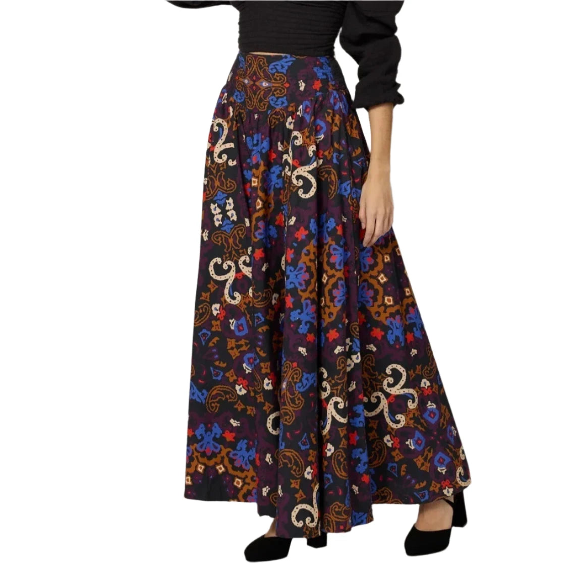 Cleobella Esmeralda Ankle Skirt - Venezia Print