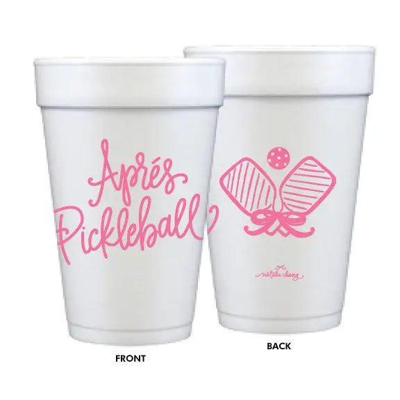 Apres Pickleball Foam Cups