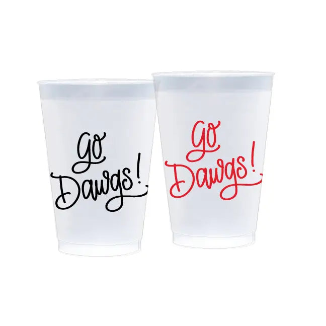 Go Dogs! Frost Flex Cups - 5 Red and 5 Black