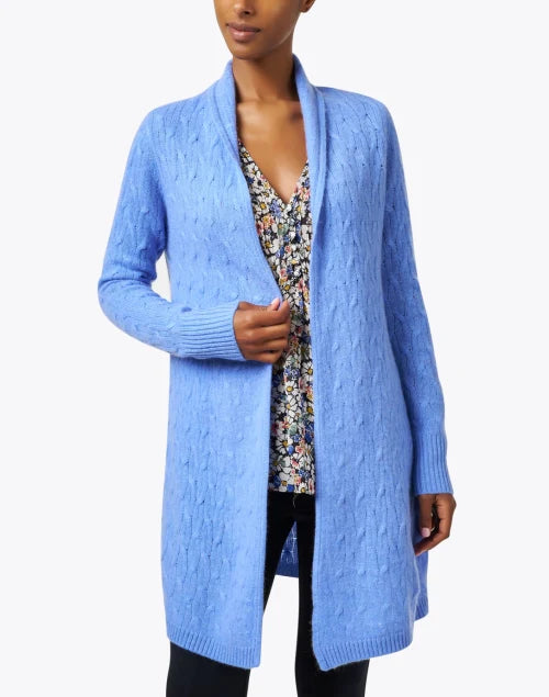 Courtland Park Cashmere Cable Cardigan