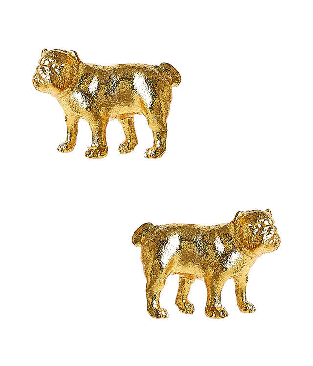 Bulldog Stud Earrings