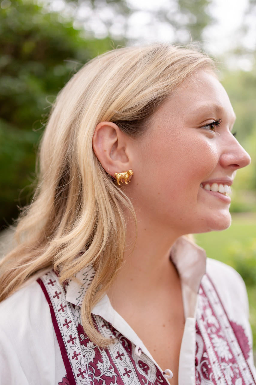 Bulldog Stud Earrings