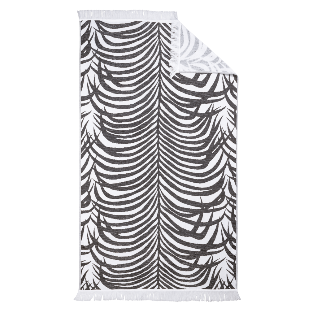 Zebra Palm Beach Towel - (five colorways)