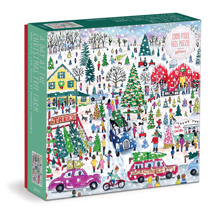 Michael Storrings Foil Christmas Tree Farm Puzzle