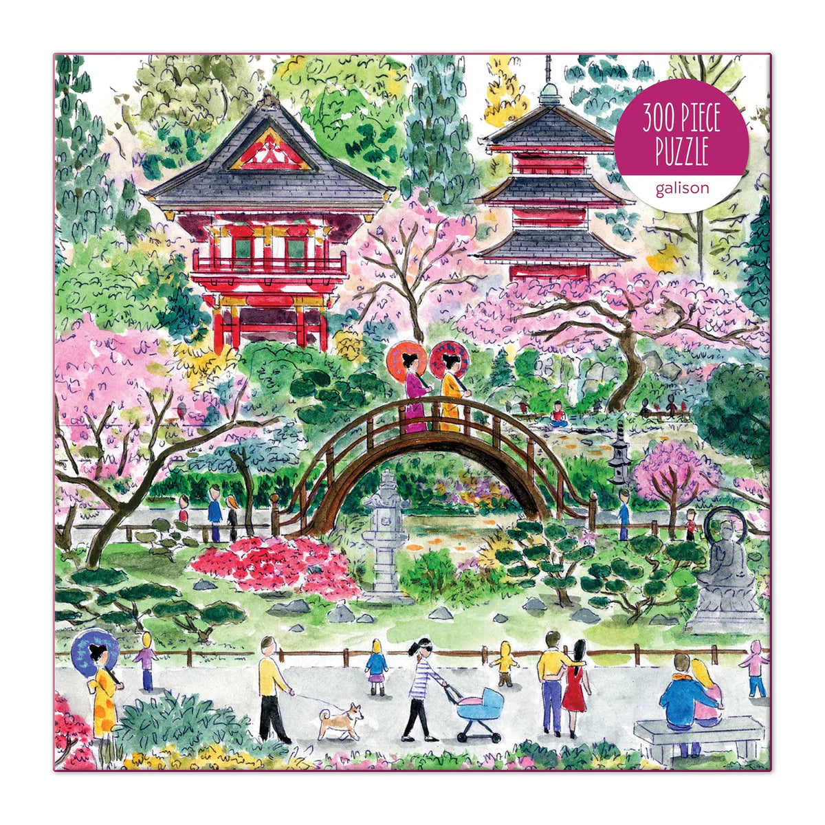 Michael Storrings Japanese Tea Garden 300 Piece Jigsaw Puzzle