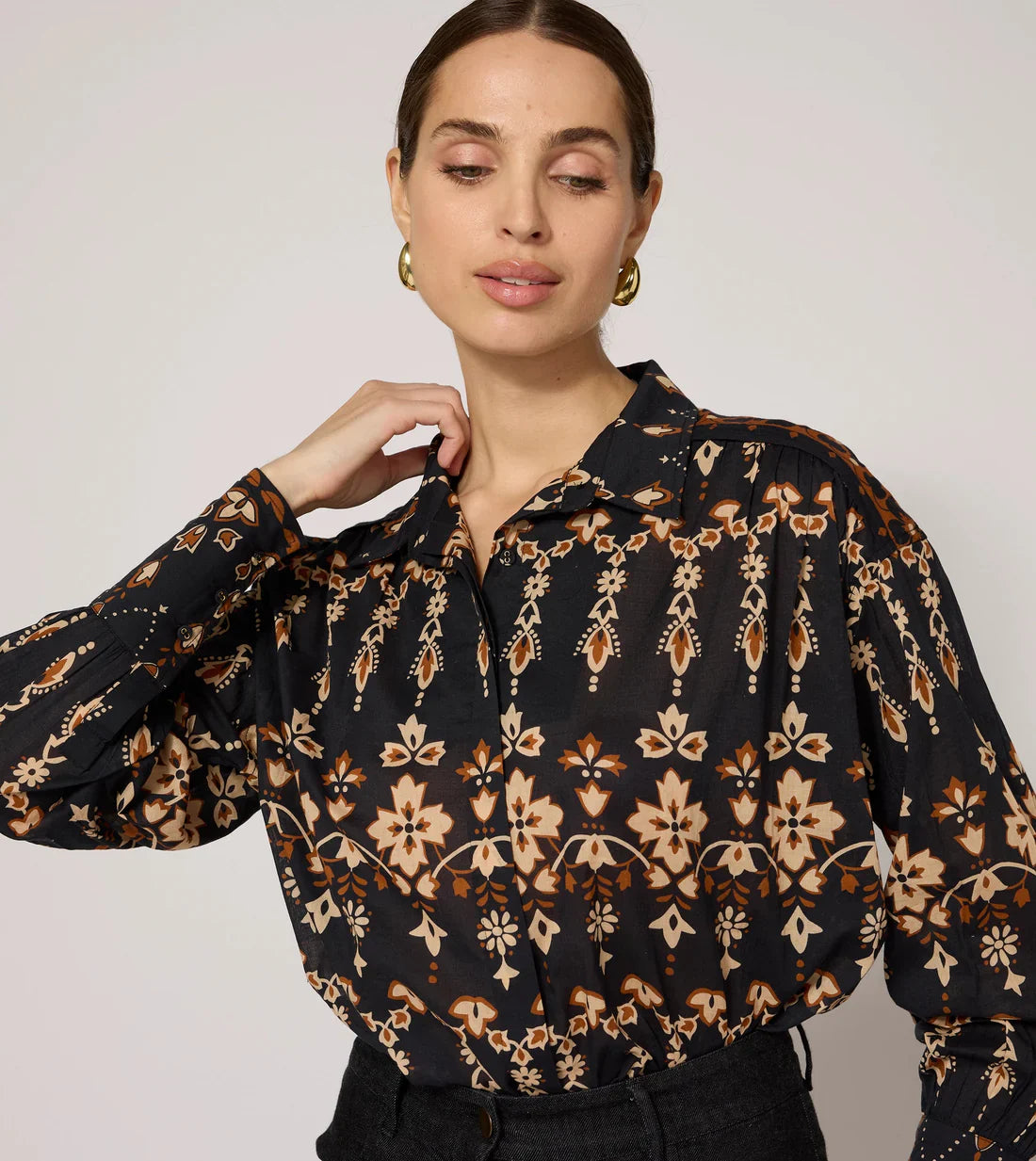 Cleobella Mirabelle Blouse - La Vie Print