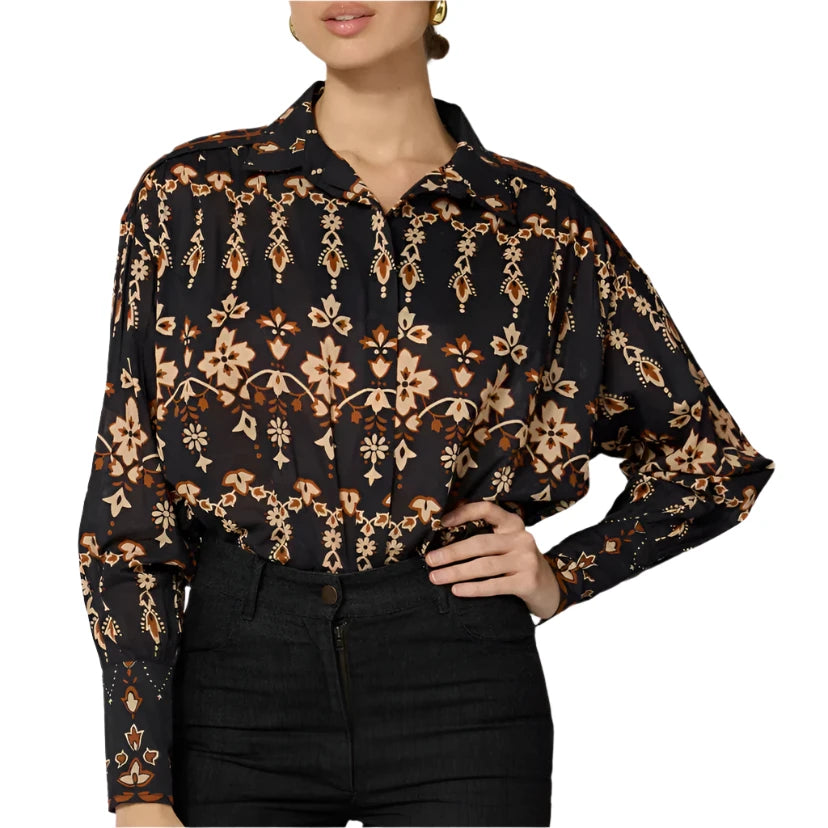 Cleobella Mirabelle Blouse - La Vie Print