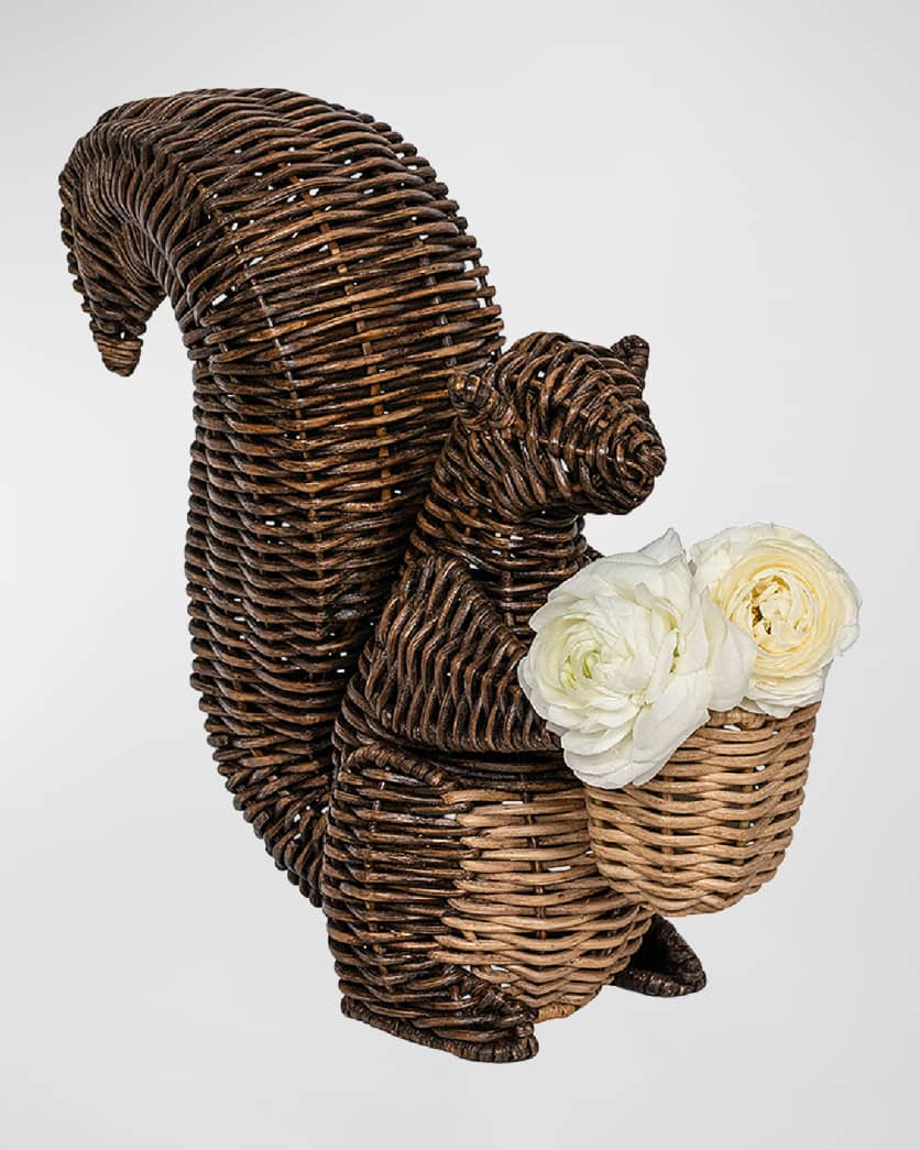 Juliska Devon Willow Squirrel Flameless Candle Holder