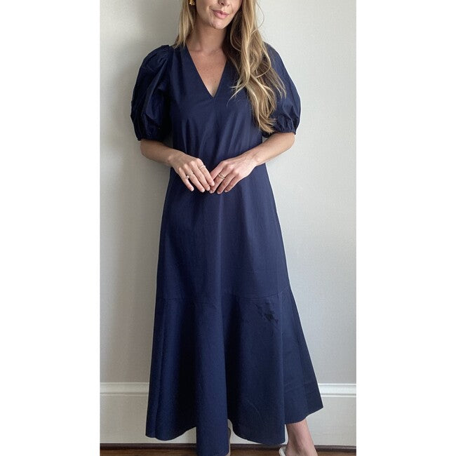 Anna Cate Myers Midi Dress - Navy