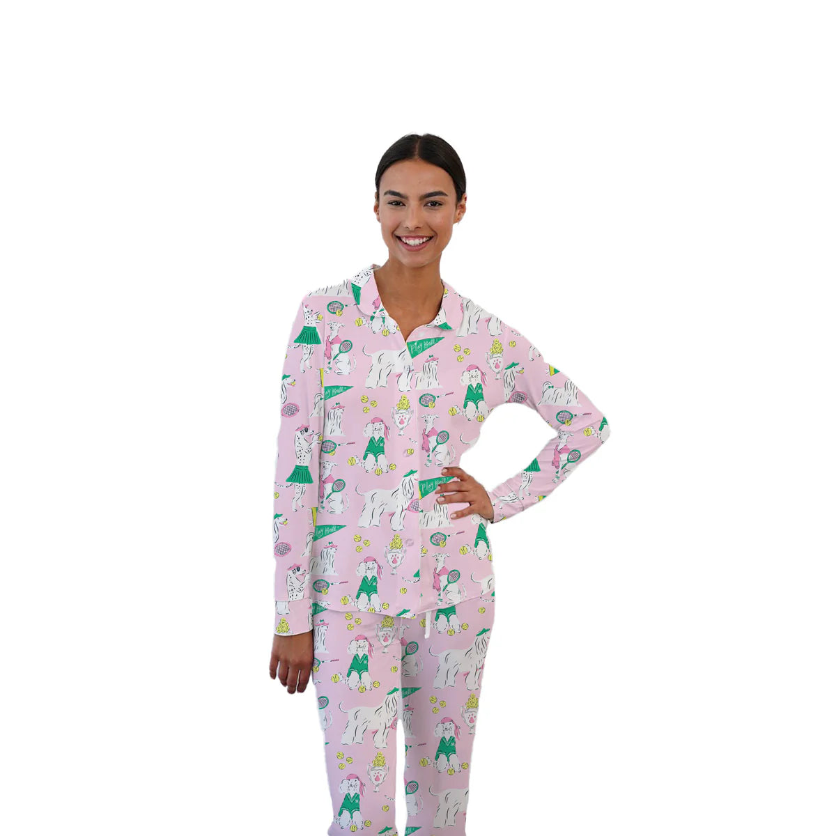 Tennis Dogs Pajama Set