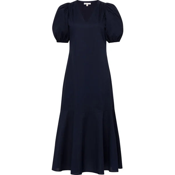 Anna Cate Myers Midi Dress - Navy