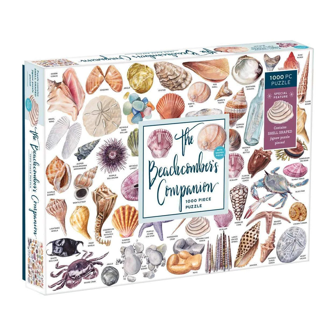 Beachcomber's Companion 1000 Piece Puzzle with Shaped Pieces