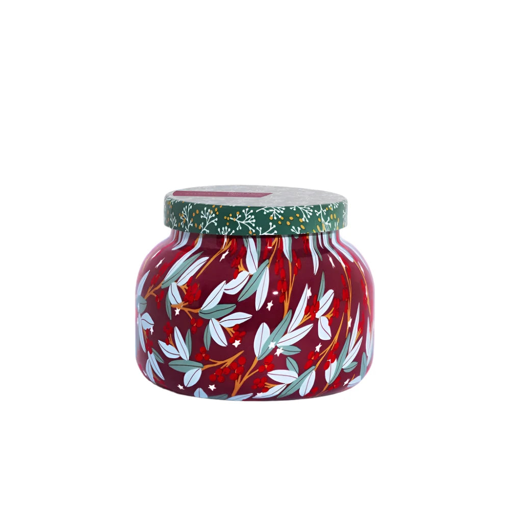 Capri Blue Tinsel and Spice Holiday Pattern Play Signature Jar Candle - 19 oz