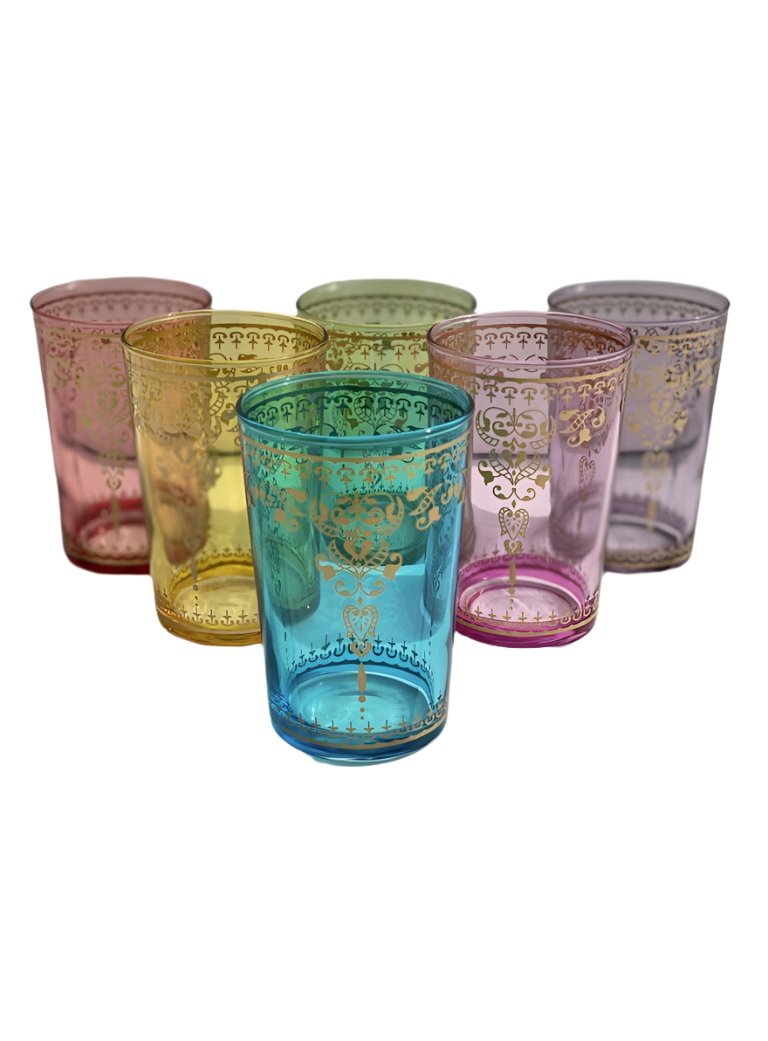 Assorted Marja Palais  Glasses - Set of 6