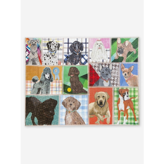 1000-Piece Dogs Puzzle With Poster & Trivia