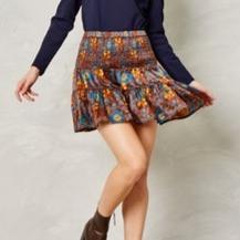 Cartolina Kylie Skirt-Yellowstone Chicory Floral