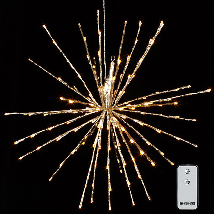 23" Champagne Starburst 150 Warm Lights